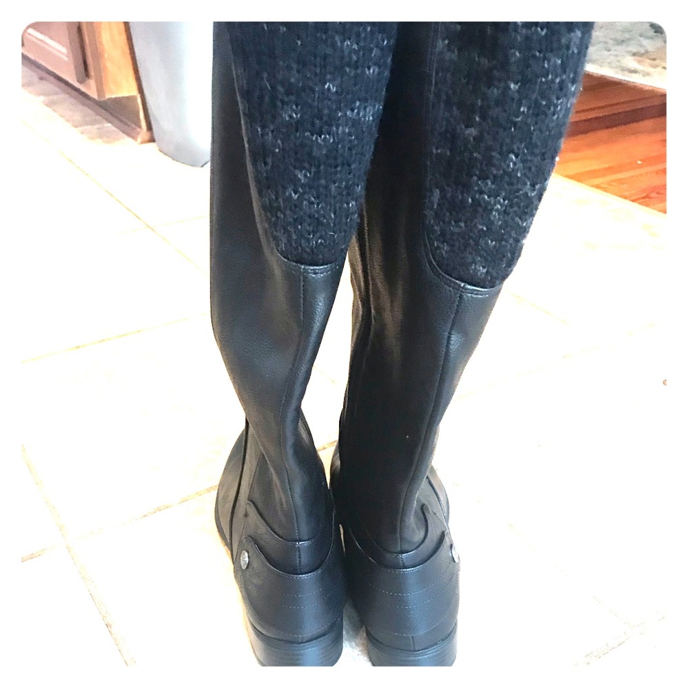 Black lifestride boots - worn once!